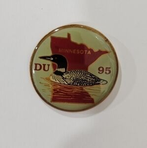 Minnesota Loon Ducks Unlimited Pin